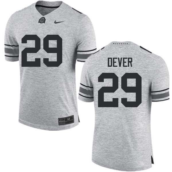 Ohio State Buckeyes #29 Kevin Dever College Football Jerseys Sale-Gray